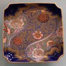 Retro fukagawa Arita Yakiware porcelain Seiji Square Dish 20th Century