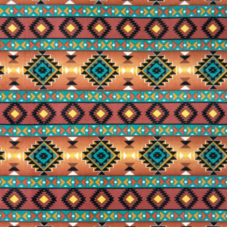 Chayton Stripe Native American Fleece Fabric - 60" Wide - Sold by Yard & Bolt - Image 1 of 1