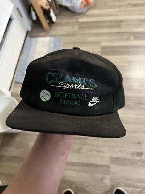 Vintage Champs Sports Softball Classic Hat Snapback Nike Cap American - Image 1 of 4