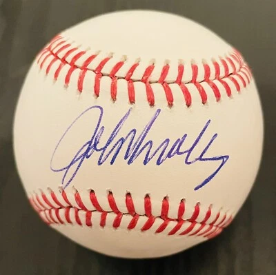 John Smoltz Autographed OML Baseball Atlanta Braves/ JSA - Image 1 of 3