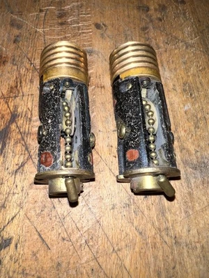 1920’s Antique Pull Chain Candlestick Socket Arrow (Pair) - Image 1 of 4