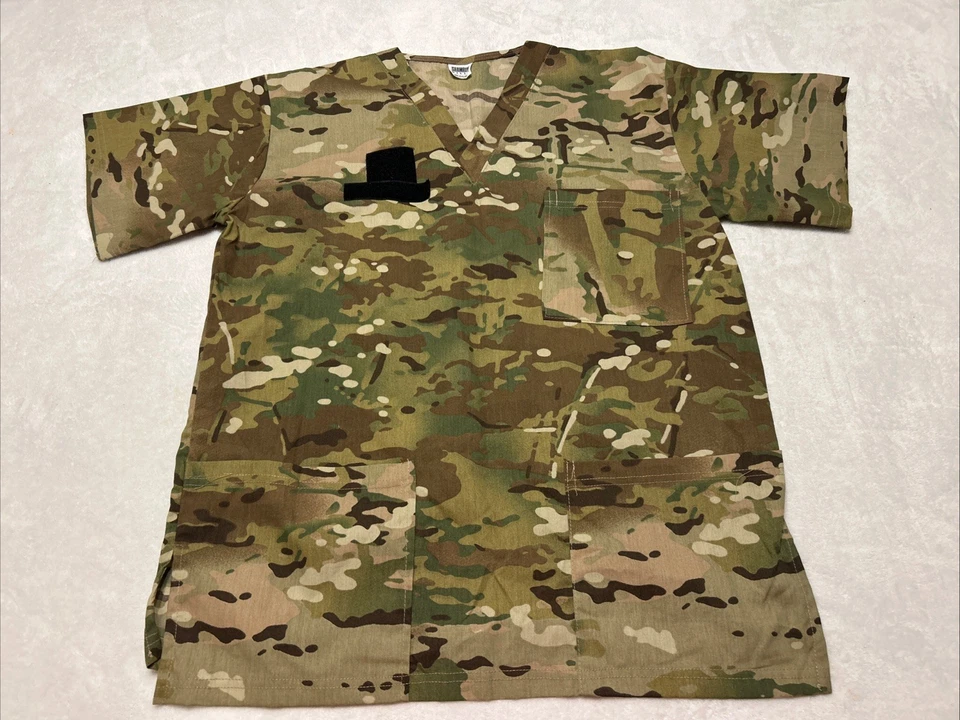 Shamron Mills Multicam Exfoliante Para Hombres Mediano M Ejército Camuflaje Enfermera Foto 1 de 4