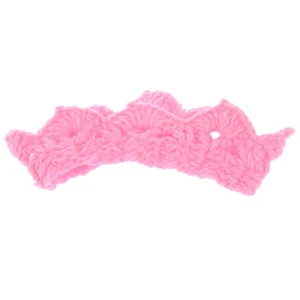 Baby Photography Crown Tout-petit Accessoires Bébé Bonnet Au Crochet Pour - Photo 1/5