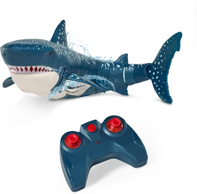 Terra by Battat Remote Control Shark Realistic Moving RC Shark Water Play Toy - Image 1 of 4