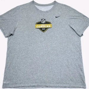 TEAM ISSUED Nike Dri-Fit NFL HBCU Combine 2022 gray T-shirt Adult Men's XL - Picture 1 of 6