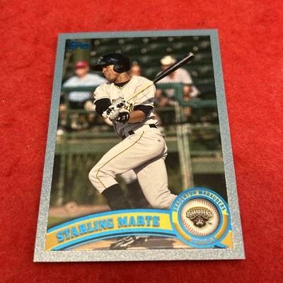 2011 Topps Pro Debut Starling Marte #307 Blue Parallel (#’d 42/309) - Image 1 of 4