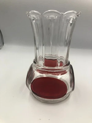Ruby Stained Nail Celery Vase - Image 1 of 4