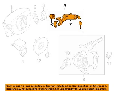 Interruptor de ignição usado serve: 2008 Nissan Sentra AT CVT ignição sem chave grau A - Imagem 1 de 3