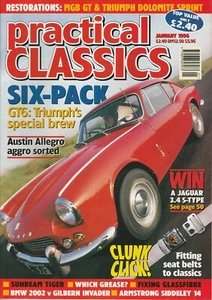 Practical Classics Car Magazine - January 1996 - GT6 - Imagen 1 de 1