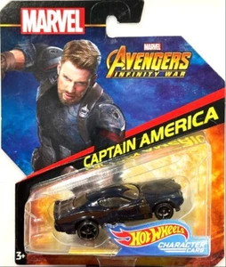 Brand new 2017 Hot Wheels Marvel Avengers Character Cars Captain America - Picture 1 of 4