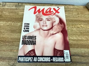 MADONNA FRENCH MAX MAGAZINE FRANCE 1991 STEVEN MEISEL Promo Poster Attached - Bild 1 von 11
