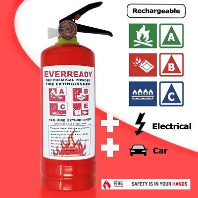 Fire Extinguisher Dry Chemical Powder Home Office  1-a: 21-b:c 2.5 Lbs • 21.95$