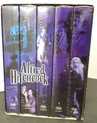 Alfred Hitchcock Collector Series 1998 VHS Video Box Set VHSes are Sealed New - Image 1 of 4
