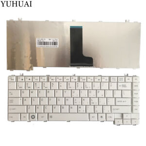 white Toshiba Satellite C600 C600D L630 L640 C640 C640D C645 C645D US Keyboard