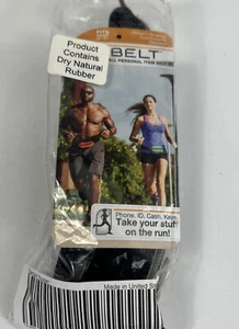 SPIBELT RUNNERS BELT WAIST PACK BLACK EXPANDABLE 24”-47” - Picture 1 of 12