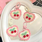 Cute Pink Love Cherry Key Chain Pendant Car Key Ring Backpack Charms Bag Dec7H