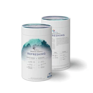 Sábanas refrescantes TENCEL™ Lyocell (cabeza dividida/estilo superior) de PureCare - Imagen 1 de 17