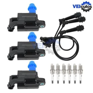 UF228 Ignition Coil & Platinum Spark Plug & Wire Set for Lexus GS300 IS300 3.0L - Foto 1 di 10
