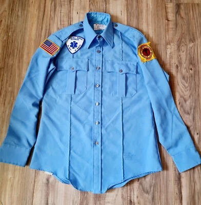 Camisa De Colección Montgomery County Second Alarmers Recque Squad Talla 15 1/1-34 (O1) Foto 1 de 4