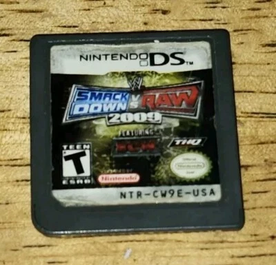 Wwe Smackdown vs Raw 2009 Feat. ECW For The Nintendo Ds Cart Only Tested Read  - Image 1 of 4
