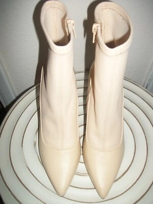   TED BAKER лодыжки ботинок Liya натуральной кожи заостренный носок дизайнерский гладкий размер 7 - Изображение 1 из 4