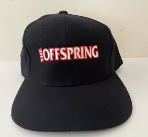 Vintage 90s The Offspring Band Embroidered Snapback Hat Headmaster Excellent - Picture 1 of 7
