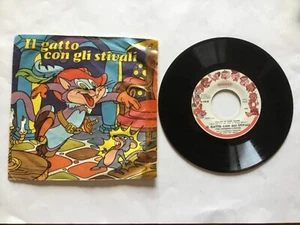 (Coll) IL GATTO CON GLI STIVALI 45 GIRI copertina brutta - Picture 1 of 2