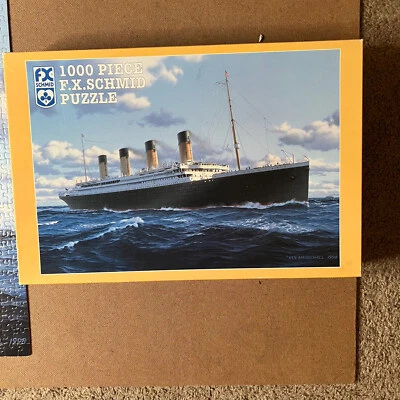 1000 Piece F.X.SCHMID Puzzle Passage To Eternity Titanic Complete Rare - Image 1 of 4