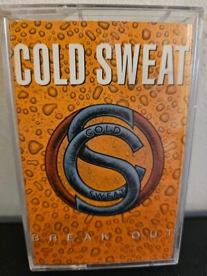 COLD SWEAT Break Out 1990 CASSETTE TAPE GLAM/HAIR METAL HARD ROCK RARE - Image 1 of 4