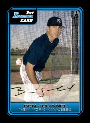 2006 Baseball Bowman Ben Julianel New York Yankees #B63 - Image 1 of 2