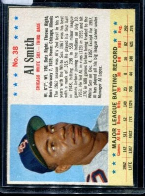 1963 Post Cereal #38 Al Smith TOUGH! LOOK! - Image 1 of 2