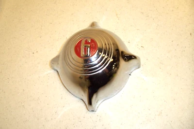 49 50 Ford Custom Deluxe Crestliner 1949 1950 cromo parrilla central bala '6' Foto 1 de 4