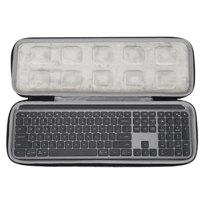 Waterproof Carrying Case for Logitech MX Key Keyboard Hard Shell EVA Storage Bag - Image 1 of 4