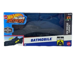 Batman Batmobile 1989 Movie Die Cast Metal 1:43 Pull-Back Speeders Hotwheels - Picture 1 of 6