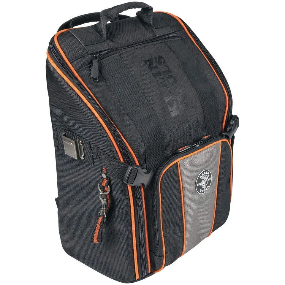 KLEIN TOOLS 55482 Tool Backpack,Ballistic Polyester 60XM97 - Image 1 of 1