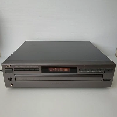 JVC XL-F76 5 Disc Carousel CD Changer-No Remote-1993-Tested/Working - Image 1 of 4