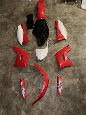 Carenado completo carrocería para Honda CR125R CR250R 2000-2001 kit guardabarros plástico Foto 1 de 4