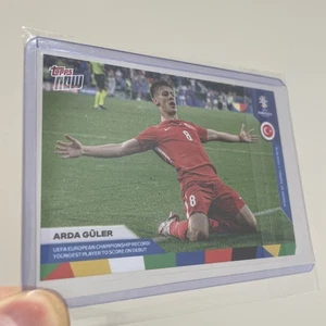 Topps Now EURO 2024 Arda Guler TURQUÍA Jugador más joven en anotar en el debut #14 - Imagen 1 de 3