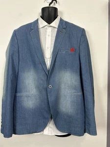 Giorgio De Mare Yachting inspired Jacket Blazer slim fit size XXL 56 indigo - Picture 1 of 11