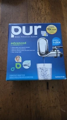 PUR FM-3700 Faucet Mount 3-Stage Water Filtration System Chrome – NEW Open Box - Image 1 of 4