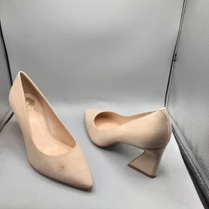 Vince Camuto Halienda Pump Women's 8M Beige Tortilla Suede A202 - Picture 1 of 9