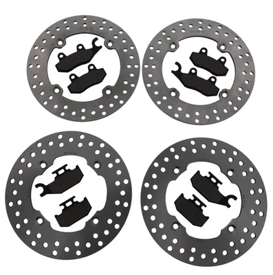 Front & Rear Brake Rotors & Pads for 2014 2015 Can-Am Maverick 1000R 4x4 XRS - Image 1 of 3