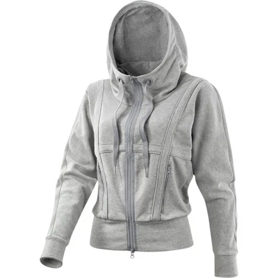 Adidas by Stella McCartney Gris Esculpido Cremallera Completa Sudadera con Capucha XS Foto 1 de 4