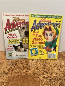 Disney Adventures Magazine Lot- (1999, March & May) VGC, Zelda & Pokemon - Imagen 1 de 10