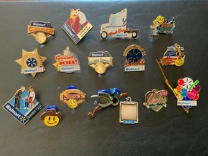 Walmart Lapel Pins, Walmart Smiley Lapel Pins - Picture 1 of 1