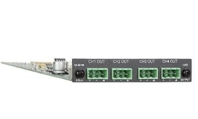 QSC Q‐SYS 4-Channel Analog Output Card, COL4 TYPE 2 - Image 1 of 3