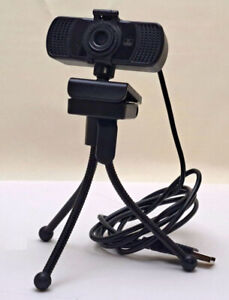 Renkforce Webcam RF-WC-250 Full HD 2k mit Clip und abnehmbaren Stativ