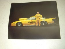 1990'S PENNZOIL PONTIAC HEROS ECKMAN ORNDORFF WALDIE  POSTER CARD USED PO-123