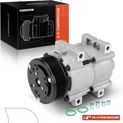 Compresor de aire acondicionado A-Premium con embrague para Ford Excursion 2000-2003 7,3 L estilo FS10 Foto 1 de 4