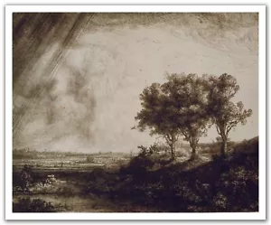 JP London POS2521 U-Strip Peel&Stick Vintage the Ring Portrait Forest 19.75"x24" - Picture 1 of 3